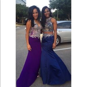 Two Piece Prom Dress
